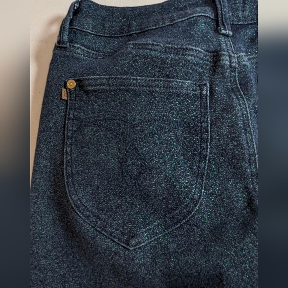 Judy Blue Feeling Glamorous Sparkle Flare Jeans Vintage 90's Y2K Hippie Sz 9/29 - Picture 11 of 16